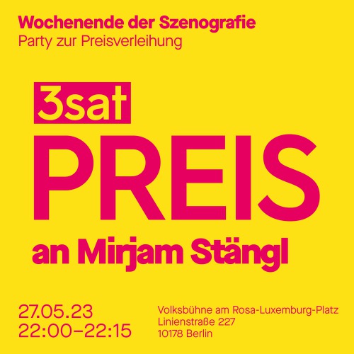 3Sat-Preis an Mirjam Stängl